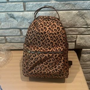 Dome Leopard print backpack